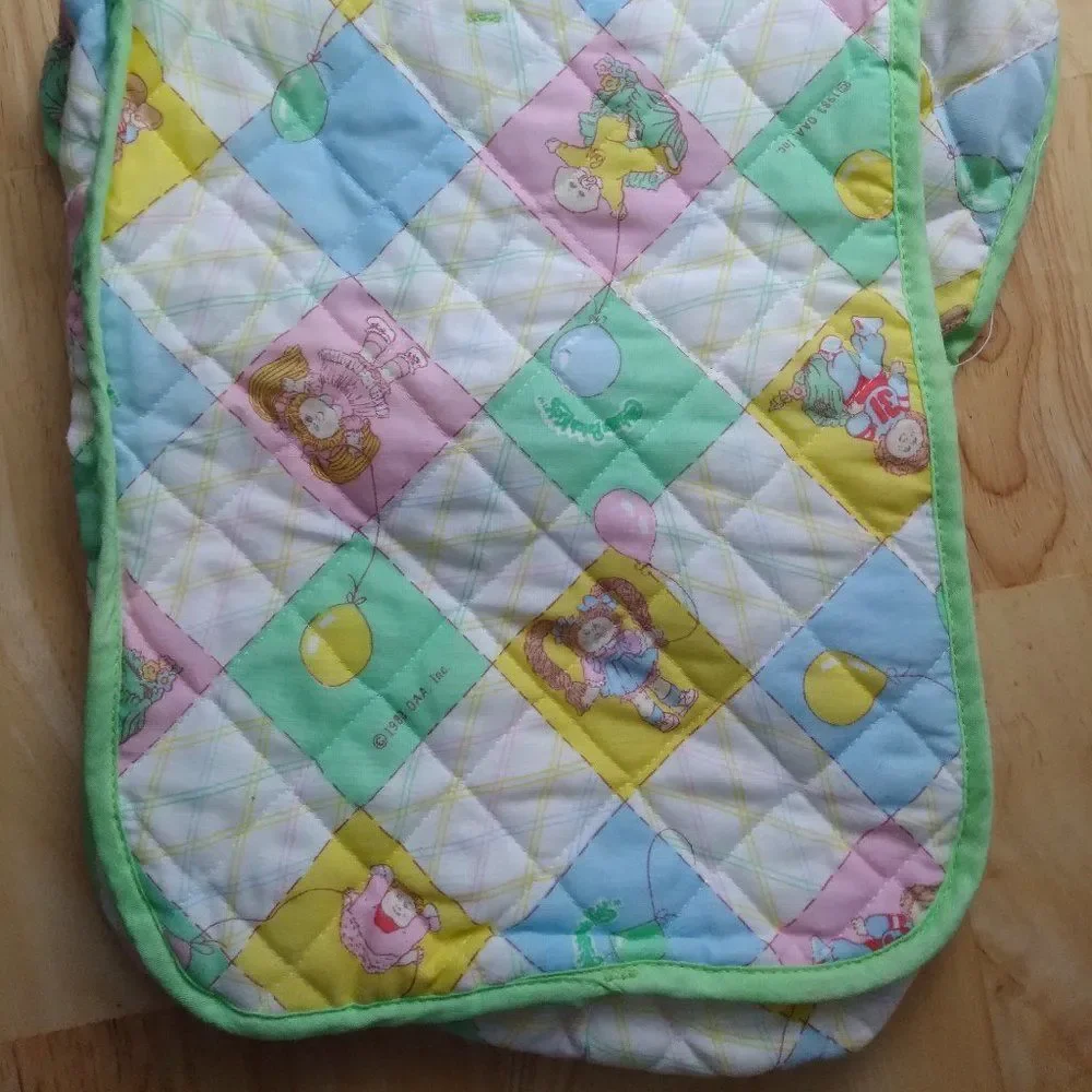 Vintage Cabbage Patch Kids Diaper Bag Baby Tote 1983